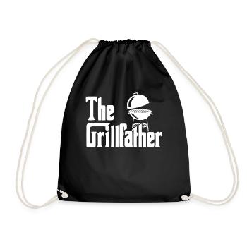 Une conception de cadeau de père de gril - Sac de sport léger - noir - Devant