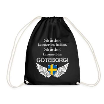 Göteborg - Turnbeutel - Schwarz - Vorne