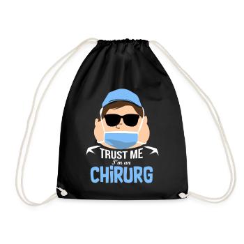 Médecin chirurgien - Sac de sport léger - noir - Devant