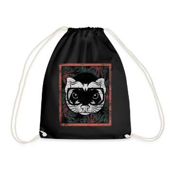 Ferret Hawaiian Gift - Sac de sport léger - noir - Devant