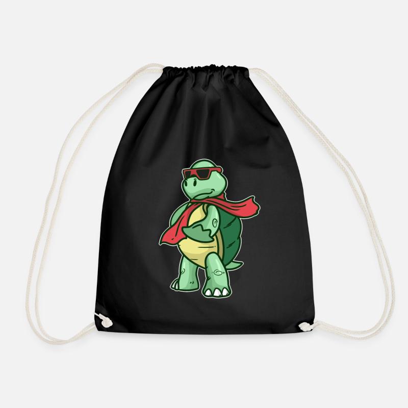 tortue - Sac de sport léger - noir