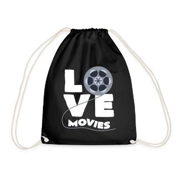 cinéma - Sac de sport léger - noir - Devant