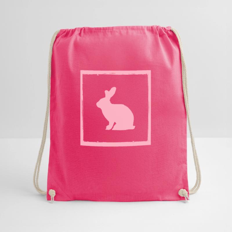 Rabbit Rabbit Rabbit Easter Easter Drawstring Bag