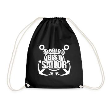 Sailing Voile Voile Voile Sailor - Sac de sport léger - noir - Devant