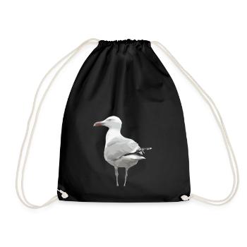 La mouette - Sac de sport léger - noir - Devant