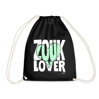 Zouk Lover Mint Tea - Drawstring Bag - black - Front