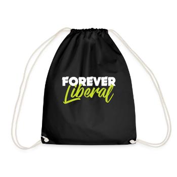 Liberal Gift Free Laws loose politics - Drawstring Bag - black - Front