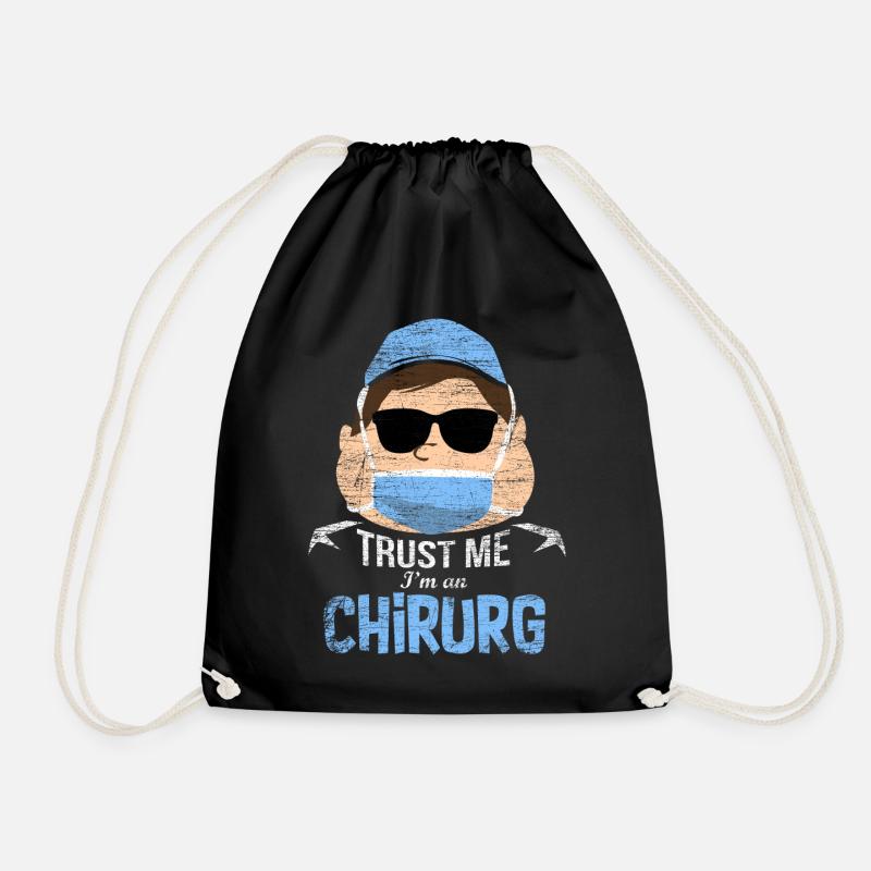 Chirurg Geschenk - Turnbeutel - Schwarz