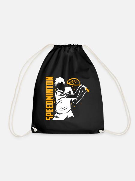 Speedminton - Turnbeutel - Schwarz