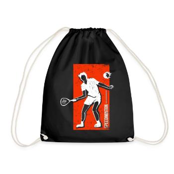 speedminton - Drawstring Bag - black - Front