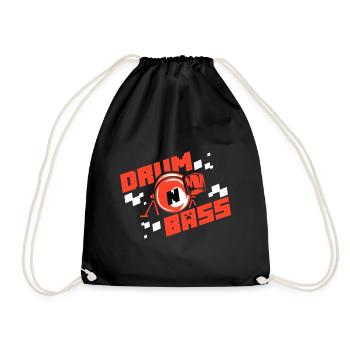 Drum n Bass - Sac de sport léger - noir - Devant