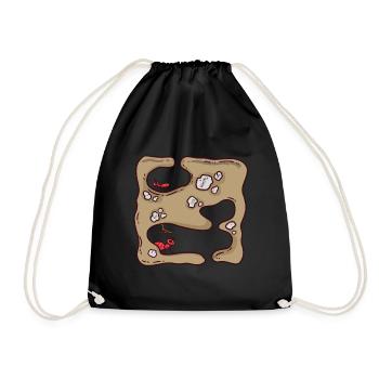 Ant pit - Drawstring Bag - black - Front