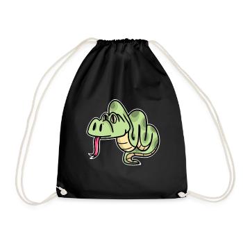 python - Sac de sport léger - noir - Devant