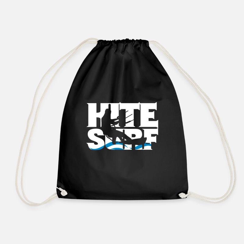 Kiteboard - Turnbeutel - Schwarz