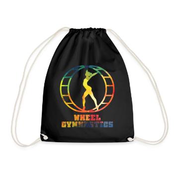 Rhönrad - Drawstring Bag - black - Front