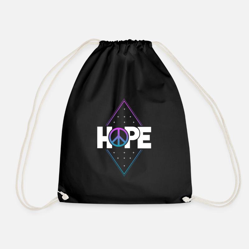 Hope - Turnbeutel - Schwarz