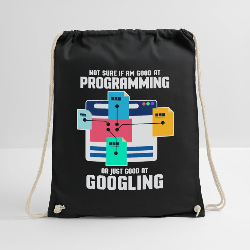 Programmer Programming IT Computer Gift Drawstring Bag