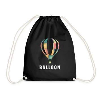 Montgolfière - Sac de sport léger - noir - Devant