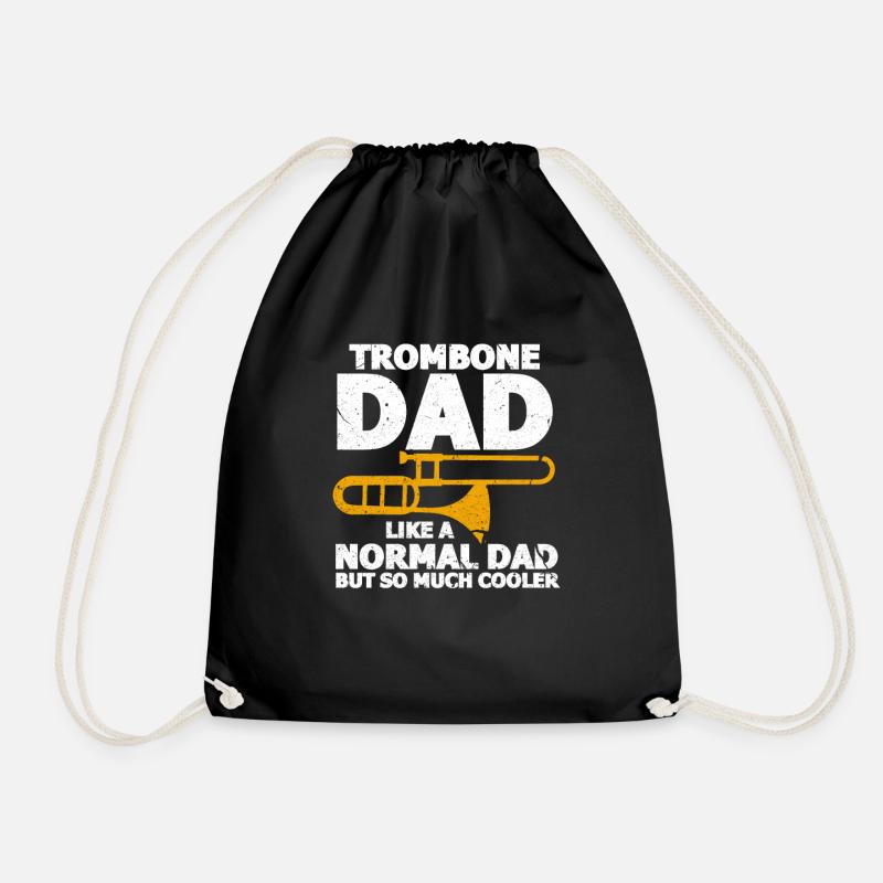 Père trombone - Sac de sport léger - noir