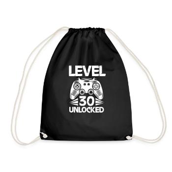 30ème anniversaire - Sac de sport léger - noir - Devant