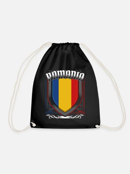 Rumänien - Turnbeutel - Schwarz