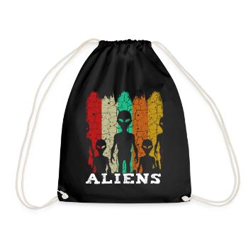 Alien - Turnbeutel - Schwarz - Vorne
