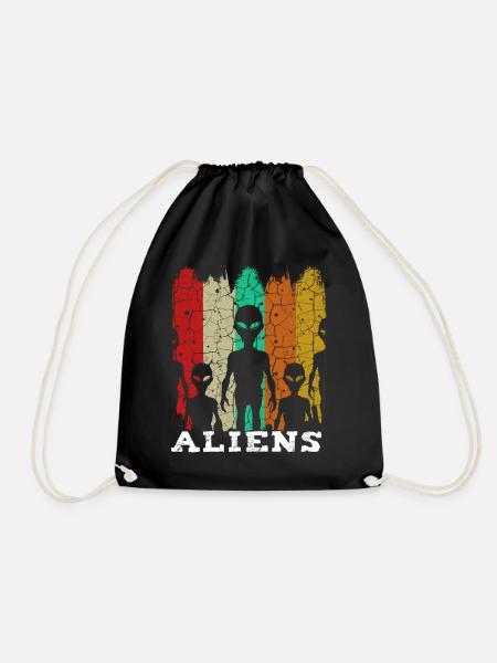 Alien - Turnbeutel - Schwarz