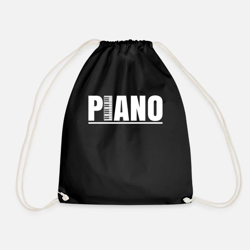 Piano - Turnbeutel - Schwarz