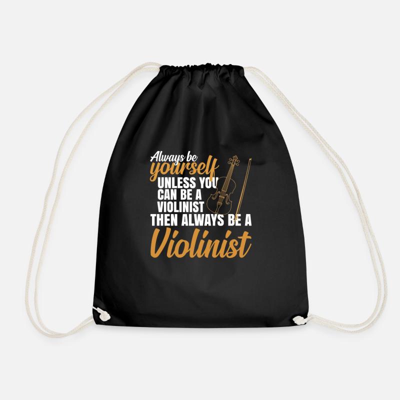 Violine - Turnbeutel - Schwarz