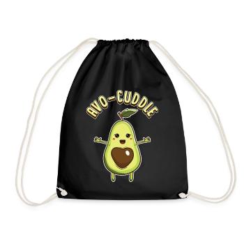 Doux avocat Saint Valentin Câlins Avo-Cuddle - Sac de sport léger - noir - Devant