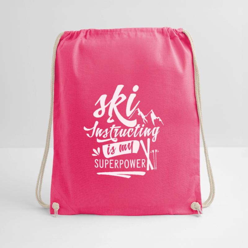 Ski instructor Ski instructor Ski instructor Ski instructor Drawstring Bag