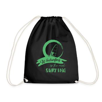 Windsurfers - Drawstring Bag - black - Front