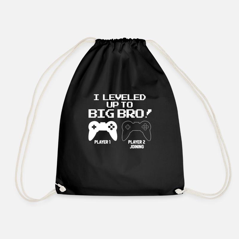 Big Brother - Drawstring Bag - black