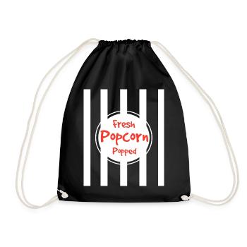 Popcorn Popcorn Costume Cinéma Tv Series Cadeau - Sac de sport léger - noir - Devant