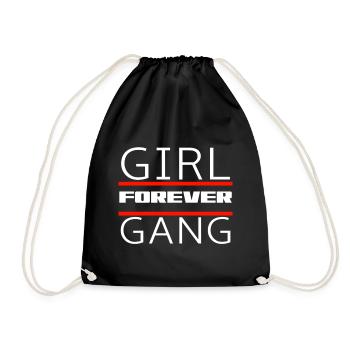 Équipe gangs fille pour toujours - Sac de sport léger - noir - Devant