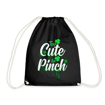 St. Patrick's Day - Drawstring Bag - black - Front