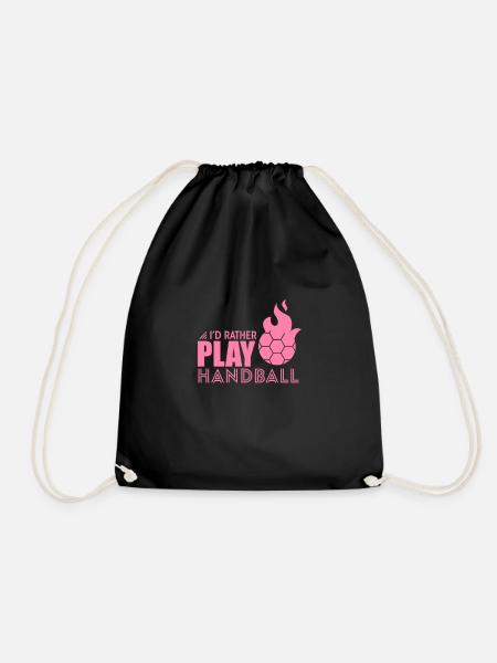 Handballerin Handballerin Handballerin - Turnbeutel - Schwarz