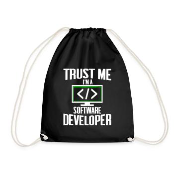 Croyez-moi, je suis un cadeau de développeur de logiciels en ligne - Sac de sport léger - noir - Devant