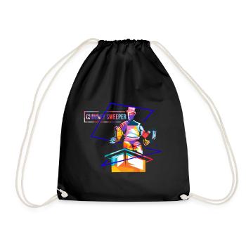 Polygone ramoneur - Sac de sport léger - noir - Devant