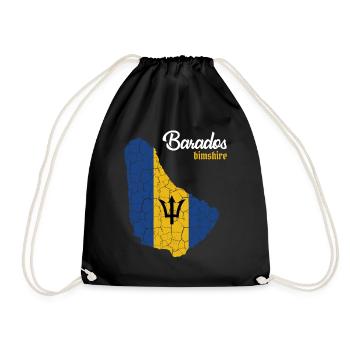 Barbados - Drawstring Bag - black - Front