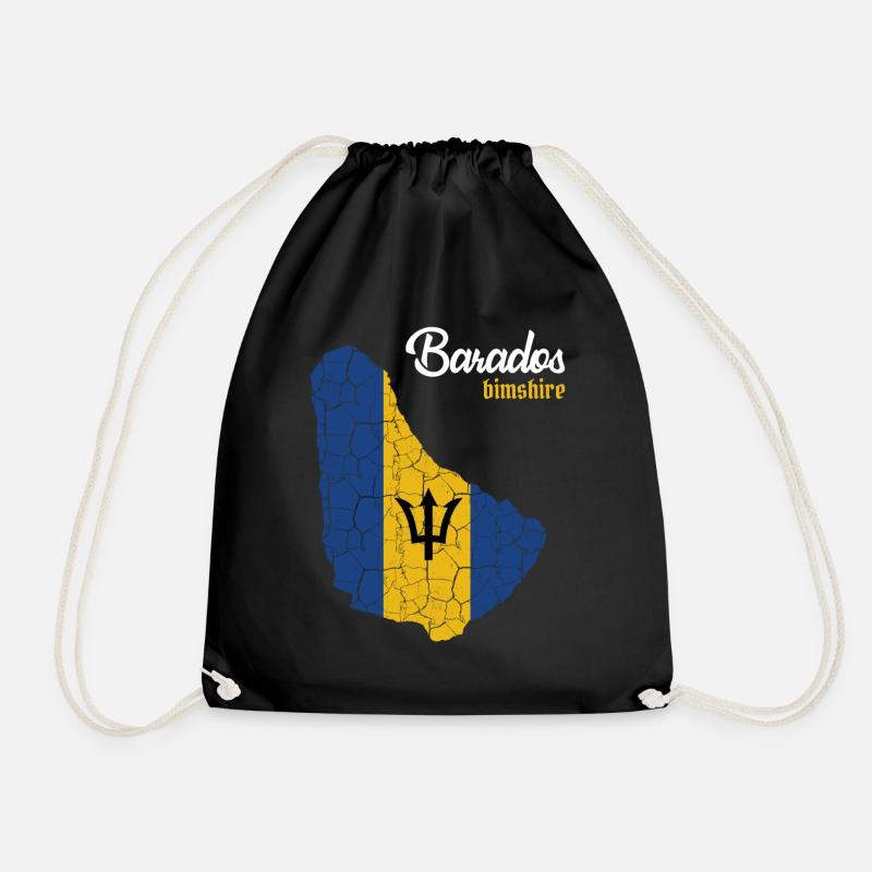 Barbados - Drawstring Bag - black
