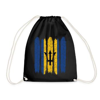 Barbados - Drawstring Bag - black - Front