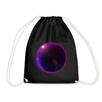 Space Planet Space Space Gift - Drawstring Bag - black - Front