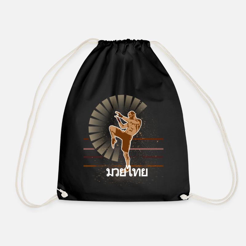 Muay Thai - Turnbeutel - Schwarz