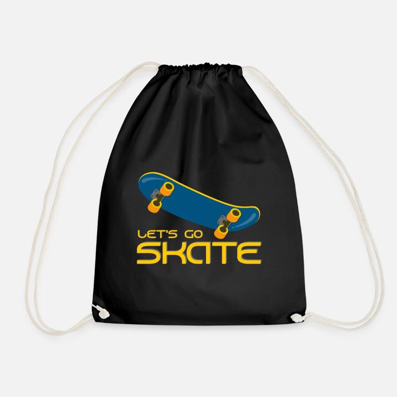 Skateboarder - Turnbeutel - Schwarz