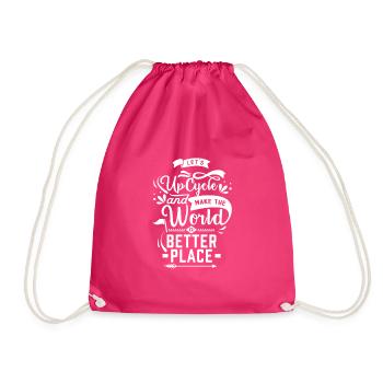 Up Cycle - Turnbeutel - Fuchsia - Vorne