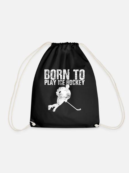 Eishockey - Turnbeutel - Schwarz