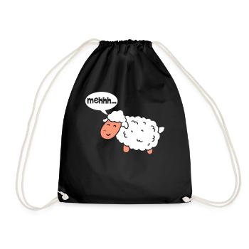 Sheep sheep sheep - Drawstring Bag - black - Front
