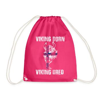 Vikings Norvège - Sac de sport léger - fuchsia - Devant