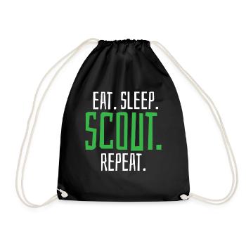 Scout Scouting - Drawstring Bag - black - Front